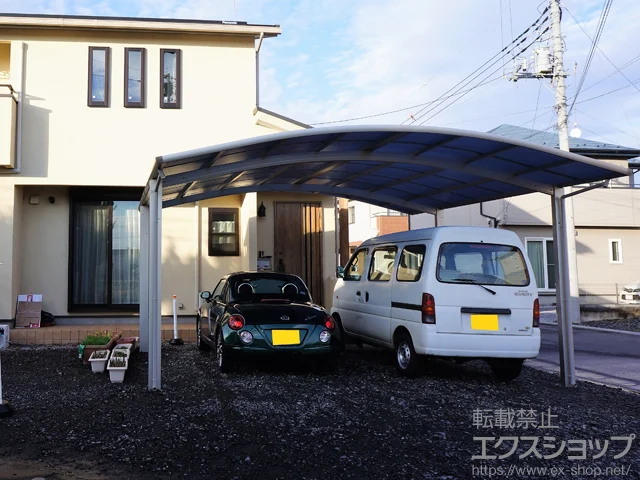栃木県寝屋川市のValue Selectのカーポート レイナツインポートグラン 積雪〜20cm対応 施工例