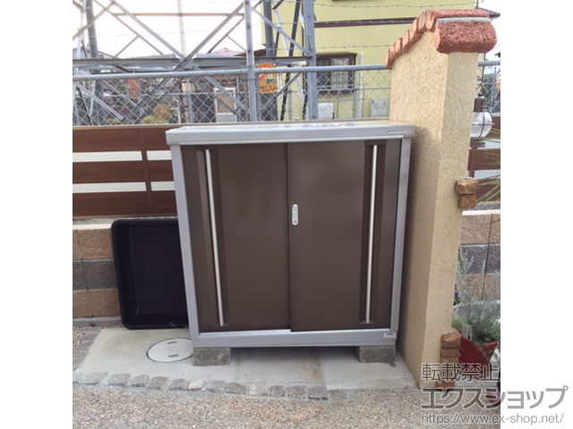 福岡県久留米市のの物置・屋外倉庫 シンプリー 一般型 (MJX-115B-P-TB) 施工例