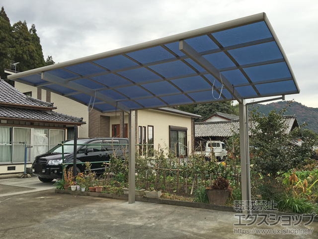 宮崎県延岡市ののカーポート プレシオスポート 積雪〜20cm対応 施工例