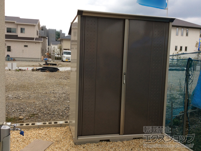 福岡県北九州市のの物置・屋外倉庫 グランプレステージジャンプ 1488×750×1900 GP-157A-T-CB 施工例