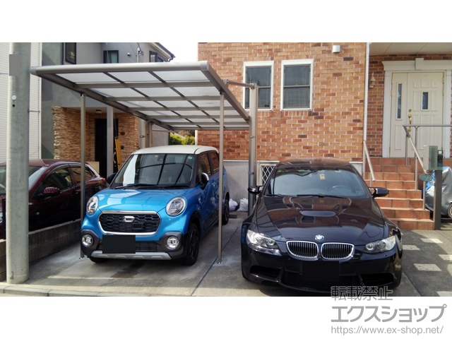 神奈川県横須賀市ののカーポート 4G フォーグ 積雪〜20cm対応 施工例