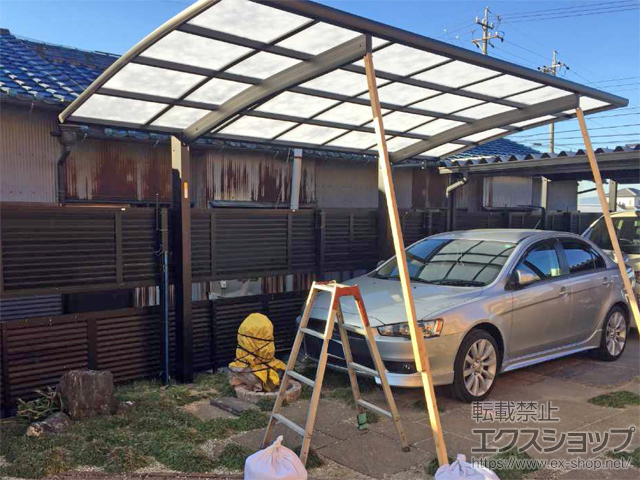 愛知県あま市ののカーポート プレシオスポート 積雪〜20cm対応 施工例