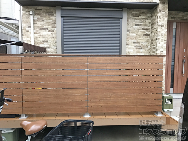 大阪府枚方市ののウッドデッキ リウッドデッキ 200 施工例