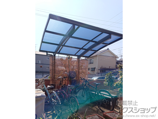 愛知県名古屋市ののサイクルポート・駐輪場 プレシオスポート ミニ 積雪〜20cm対応 施工例