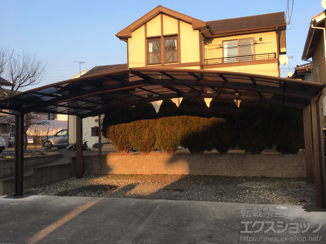栃木県宇都宮市ののカーポート レイナトリプルポートグラン　積雪〜20cm対応 施工例