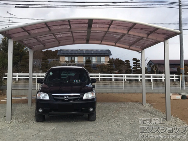 福島県南相馬市ののカーポート レイナツインポートグラン　積雪〜20cm対応 施工例
