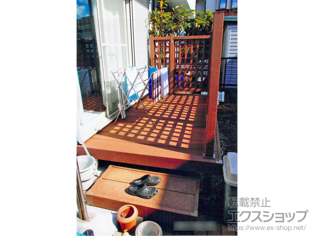 東京都府中市ののウッドデッキ リウッドデッキ 200 施工例