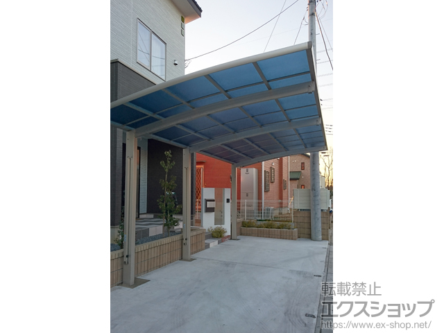 千葉県市原市ののカーポート レイナポートグラン 延長　積雪〜20cm対応 施工例