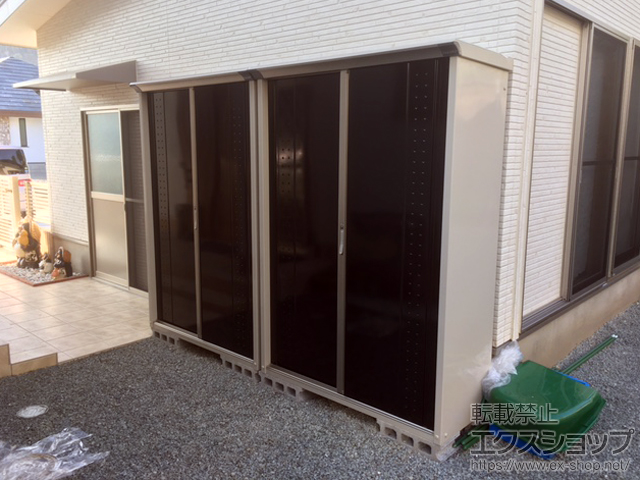 宮崎県宮崎市のの物置・屋外倉庫 グランプレステージジャンプ(GP-135A-F-CK) 施工例