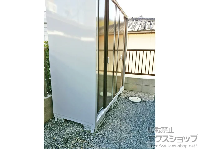 長崎県長崎市のイナバの物置・収納・屋外倉庫 シンプリー 一般型 1940×755×1903 MJX-197E-P-TB 施工例