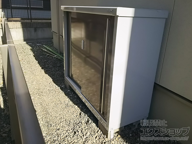 静岡県磐田市のの物置・屋外倉庫 シンプリー 一般型 (MJX-135B-P-TB) 施工例