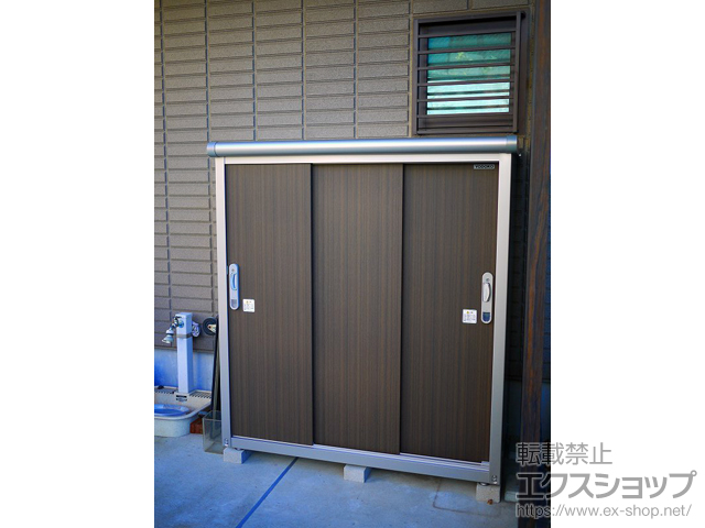 神奈川県横浜市のの物置・屋外倉庫 エスモ 一般型(ESE-1306E-DW) 施工例