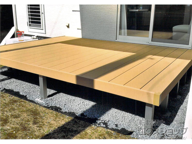 熊本県宇城市ののウッドデッキ リウッドデッキ 200 施工例