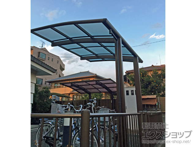 東京都北区ののサイクルポート・駐輪場 レイナポートグランミニ 積雪〜20cm対応 施工例