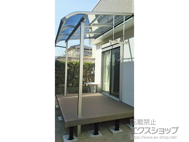 福岡県筑紫野市ののウッドデッキ リウッドデッキ 200 施工例