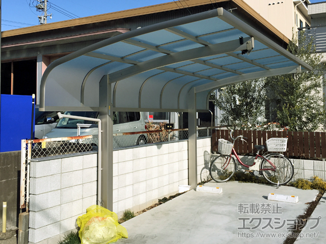 愛知県名古屋市ののカーポート レイナキャップポートグラン　積雪〜20cm対応 施工例