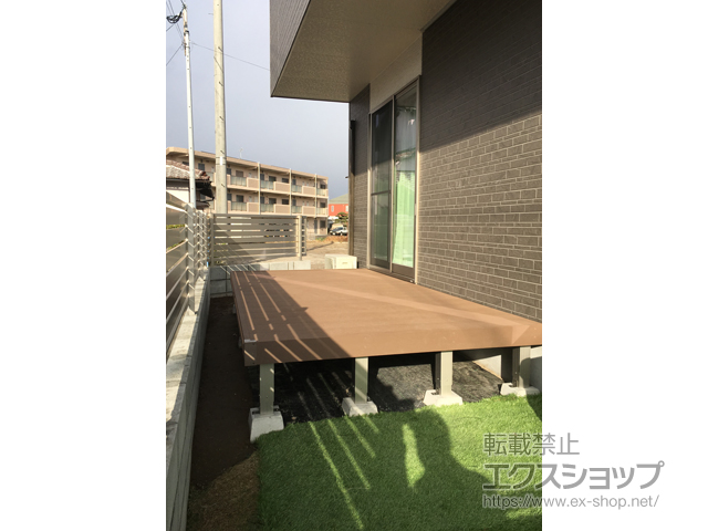 鹿児島県霧島市ののウッドデッキ マージウッドデッキ 施工例