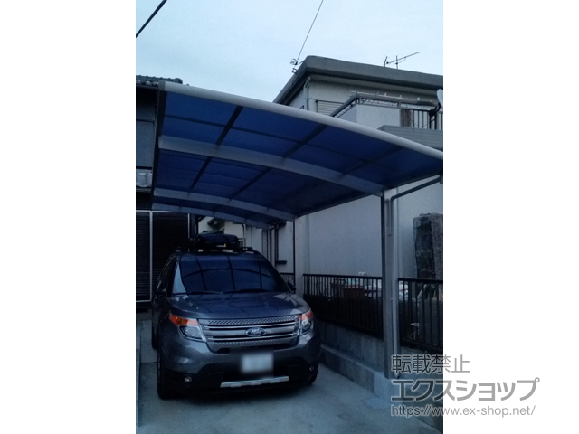 千葉県野田市ののカーポート レイナポートグラン 延長　積雪〜20cm対応 施工例