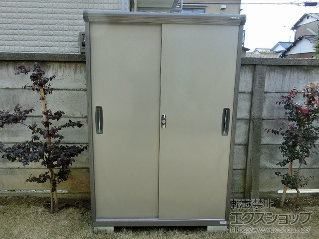 東京都小平市のの物置・屋外倉庫 ナイソーシスター 一般型 1300×560×1920 KMX-135E-P 施工例