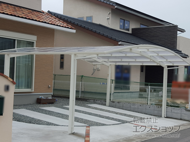 佐賀県唐津市ののカーポート レイナツインポートグラン　積雪〜20cm対応 施工例