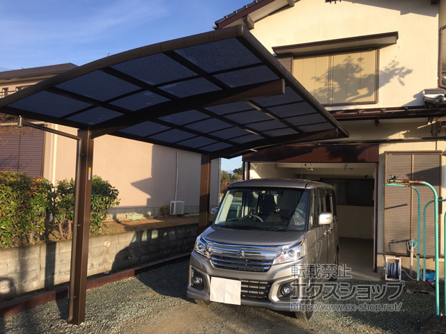 福岡県久留米市ののカーポート レイナポートグラン　積雪〜20cm対応 施工例