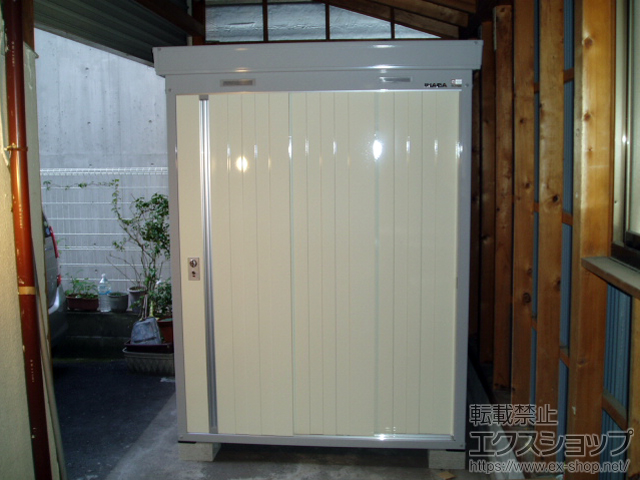 東京都台東区のの物置・屋外倉庫 ネクスタ 一般型(NXN-20S-FW) 施工例