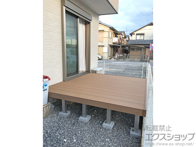 京都府宇治市ののウッドデッキ リウッドデッキ 200 施工例