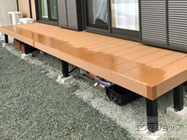 熊本県宇土市ののウッドデッキ リウッドデッキ 200 施工例