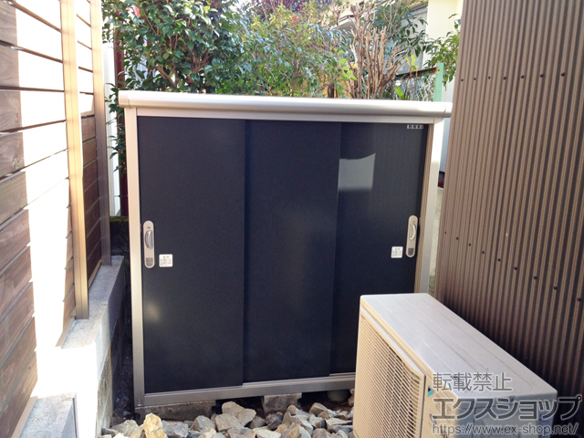 鹿児島県鹿児島市のの物置・屋外倉庫 エスモ 一般型 1497×750×1501 ESE-1507E-SM 施工例