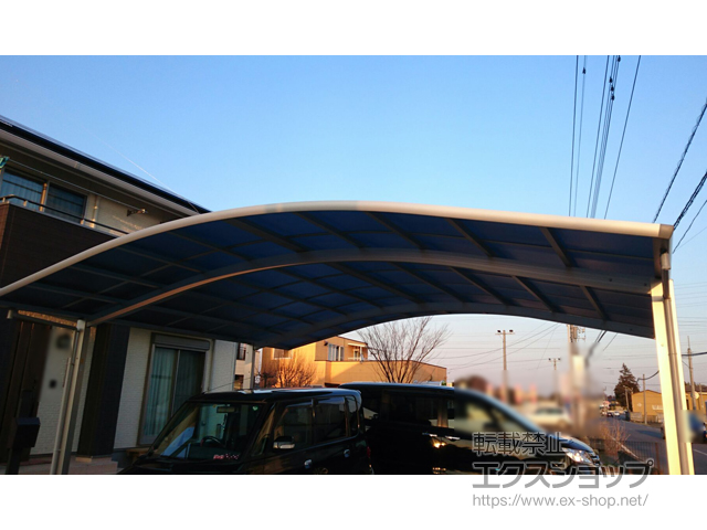 茨城県古河市ののカーポート レイナツインポートグラン　積雪〜20cm対応 施工例