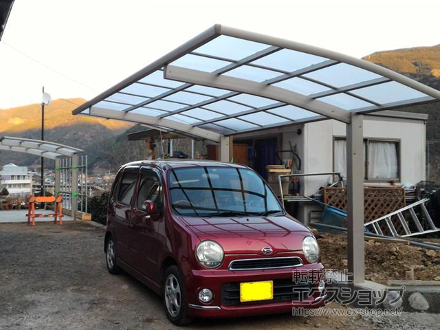 静岡県榛原郡川根本町ののカーポート レイナポートグラン　積雪〜20cm対応 施工例