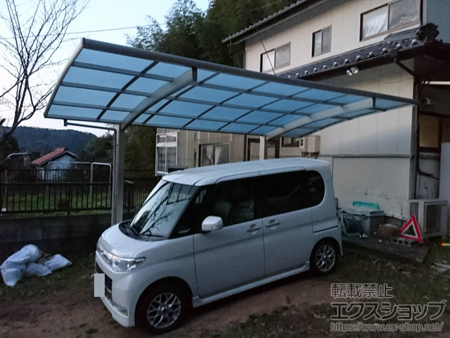 山口県下関市ののカーポート レイナポートグラン　積雪〜20cm対応 施工例