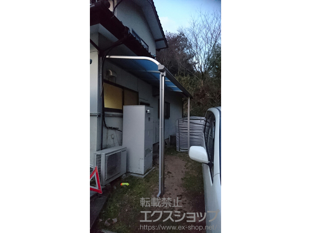 山口県下関市ののテラス屋根 ヴェクターテラス R型 テラスタイプ 単体 積雪〜20cm対応 施工例