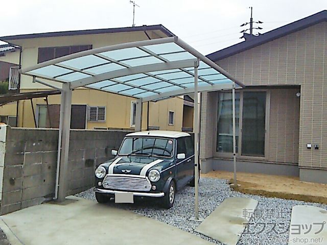 山口県下関市ののカーポート レイナポートグラン　積雪〜20cm対応 施工例