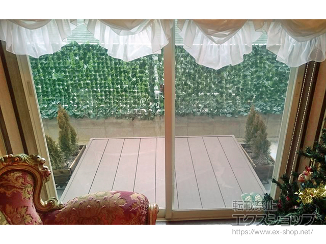 奈良県奈良市ののウッドデッキ リウッドデッキ 200 施工例