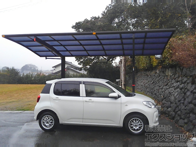 島根県松江市ののカーポート プレシオスポート 積雪〜20cm対応 施工例