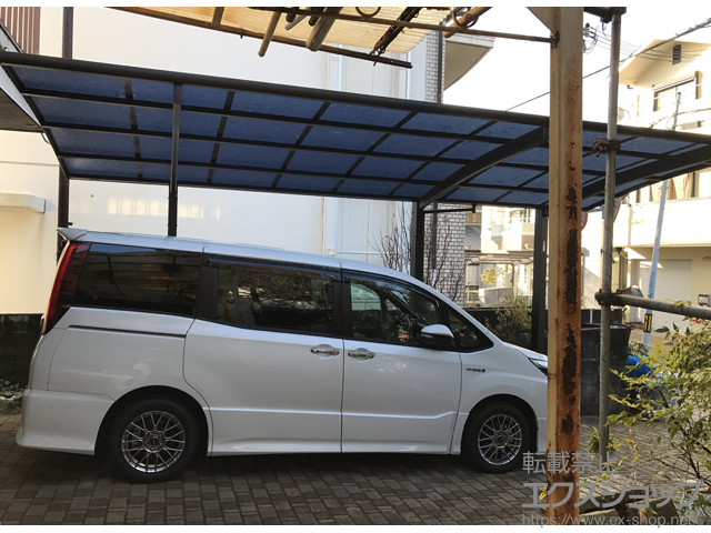 大阪府箕面市ののカーポート レイナポートグラン 延長　積雪〜20cm対応 施工例