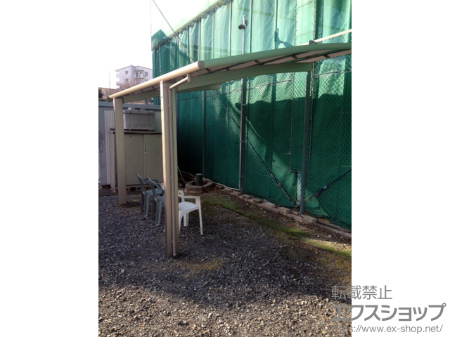 大阪府高槻市ののカーポート ネスカR (ラウンドスタイル) 積雪〜20cm対応 施工例