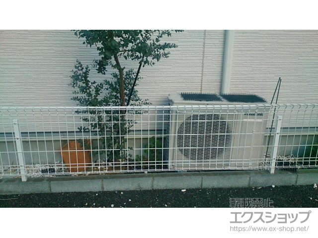 東京都北区ののフェンス・柵 ユメッシュZ型 フリー支柱タイプ 施工例