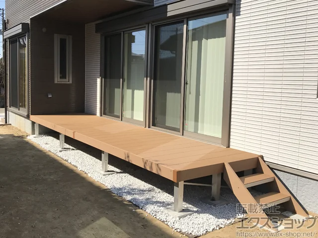 千葉県木更津市のYKKAPのウッドデッキ リウッドデッキ 200 施工例