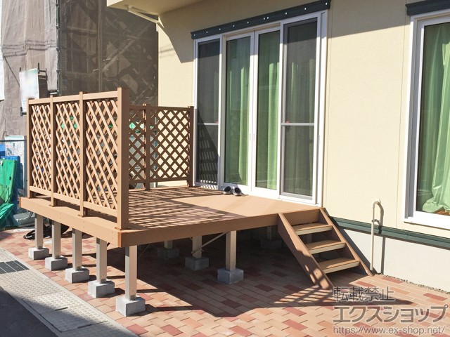 兵庫県加古郡播磨町ののウッドデッキ リウッドデッキ 200 施工例