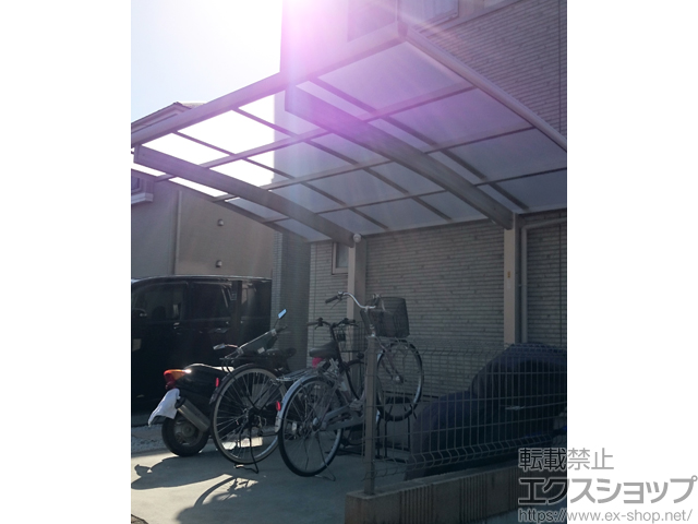 埼玉県三郷市ののカーポート プレシオスポート 積雪〜20cm対応 施工例