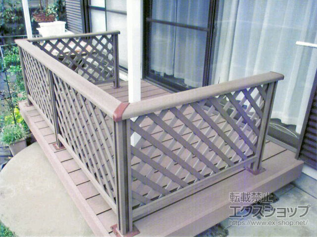 熊本県熊本市ののウッドデッキ 樹ら楽ステージ 施工例