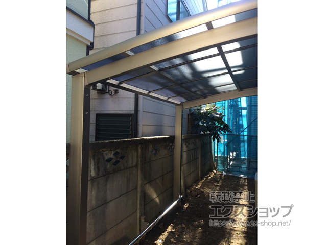 東京都日野市ののサイクルポート・駐輪場 ネスカRミニ (ラウンドスタイル) 積雪〜20cm対応 施工例