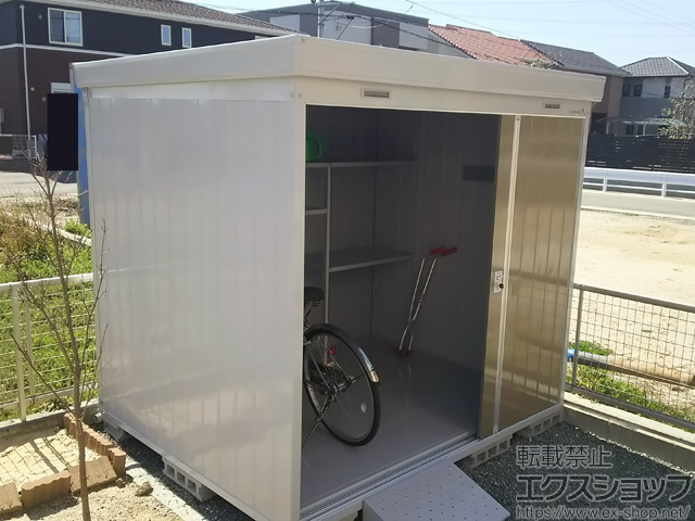 熊本県熊本市のの物置・屋外倉庫 ネクスタ 一般型 2210×1790×2020 NXN-40S-MB 施工例