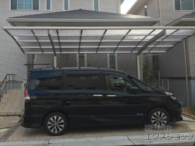 兵庫県川辺郡猪名川町ののカーポート レイナポートグラン　積雪〜20cm対応 施工例