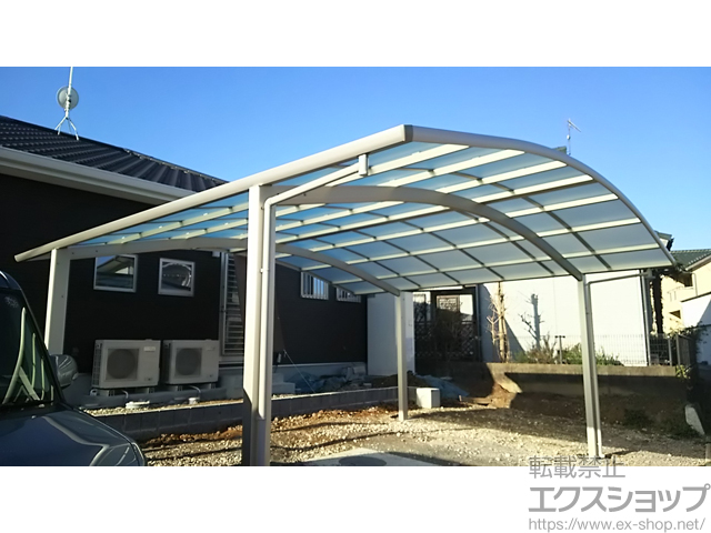 大分県中津市ののカーポート レイナツインポートグラン　積雪〜20cm対応 施工例