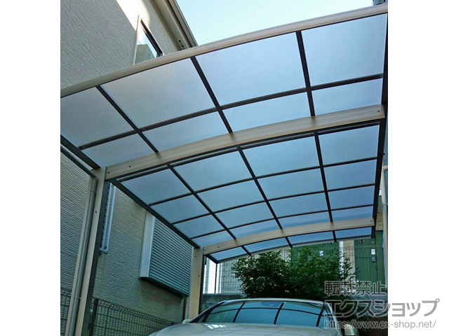 千葉県松戸市ののカーポート プレシオスポート 積雪〜20cm対応 施工例