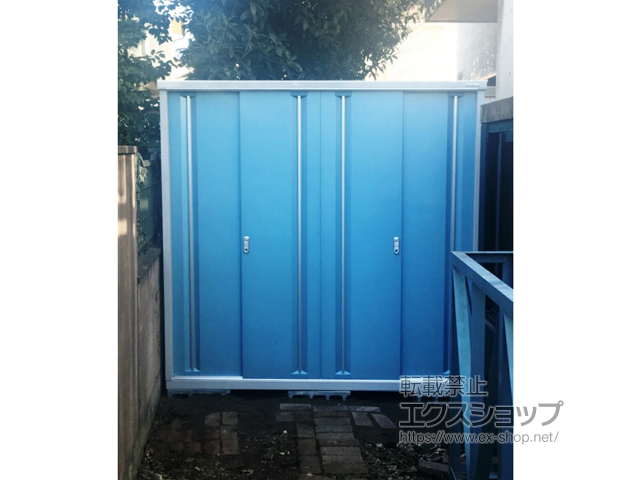 東京都世田谷区のの物置・屋外倉庫 シンプリー 一般型 1940×905×1903 MJX-199E-AB 施工例