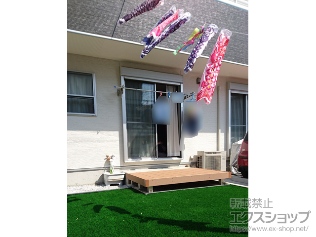 埼玉県久喜市ののウッドデッキ マージウッドデッキ 施工例